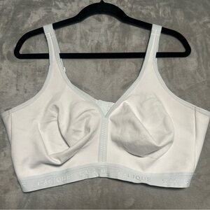 Cacique Unlined Full Coverage No-Wire Bra Women’s 44DDD White